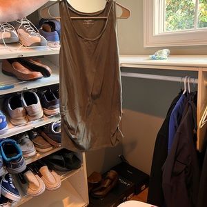 Green motherhood tank top size m maternity